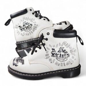 Dr. Martens Mark Wigan Aztec Global Effect 939 Boots Damage Men's 11 Women's 12